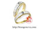 nhẫn cưới vàng trắng