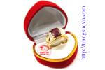 Nhẫn ruby thiên nhiên