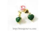 Hoa tai ngọc jadeite (ngọc cẩm thạch)