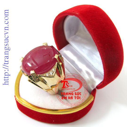 Nhẫn nam ruby,Mệnh Hỏa
