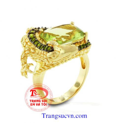 nahn_peridot_menh_hoa1,;Nhẫn peridot mệnh hỏa