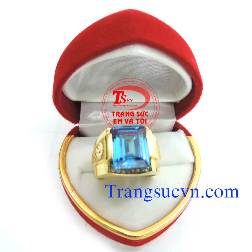 Hình ảnh:  Nhẫn nam mệnh thủy,nhan nam menh thuy, nhẫn nam đẹp, nhan nam vang, nhẫn nam vàng tây,nhẫn nam topaz, http://trangsucvn.com