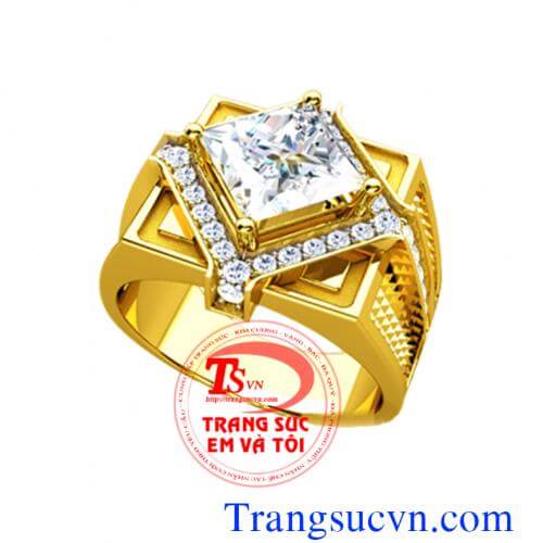 nhan nam vang,nhẫn nam vàng, Nhẫn nam theo mệnh, nhan nam theo menh, vàng tây 18k, gắn đá quý ruby, sapphire, toapz, nhẫn nam vàng tây