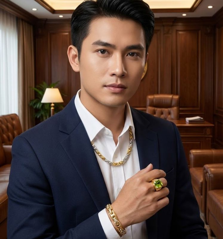 D&acirc;y chuyền nam phong th&aacute;i