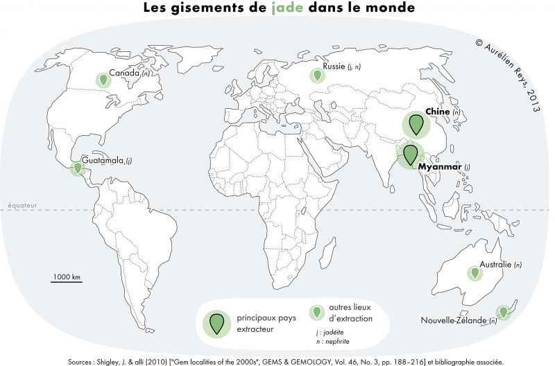 Nguồn gốc mỏ Jade - Jadeite Nepherite Em Và Tôi