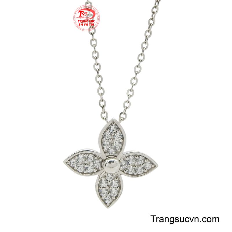 Dây chuyền nữ vàng trắng