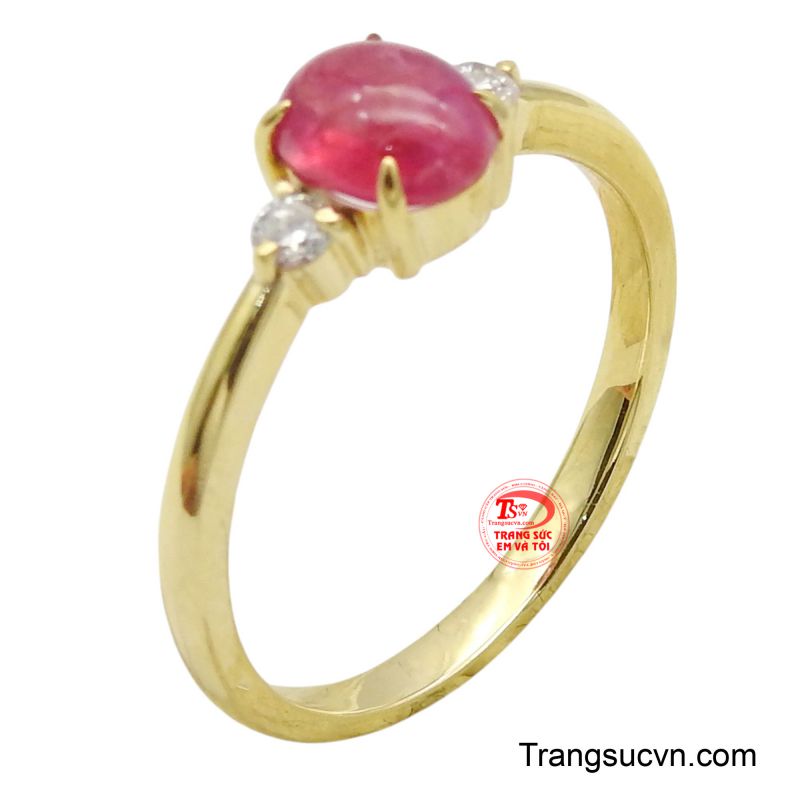 Nhẫn nữ ruby