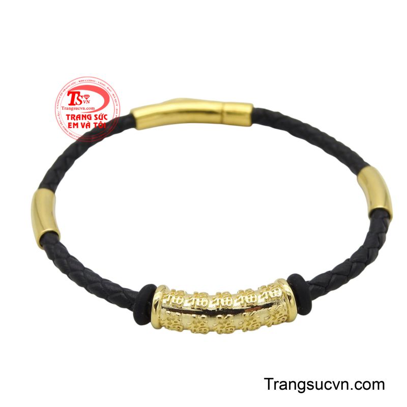 lắc tay nam bọc vàng