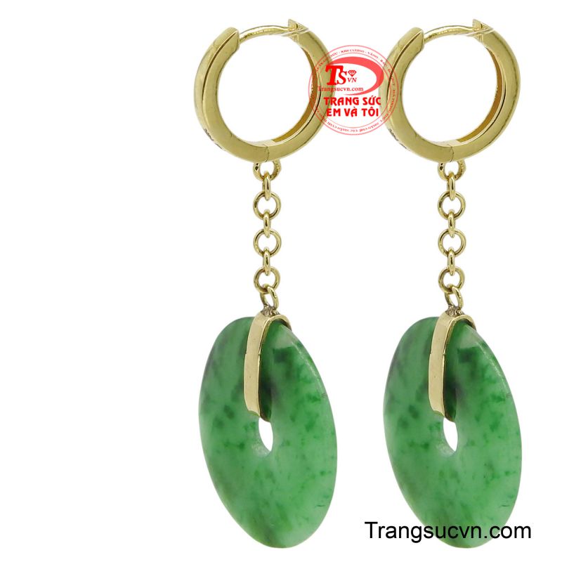 Hoa tai ngọc cẩm thạch