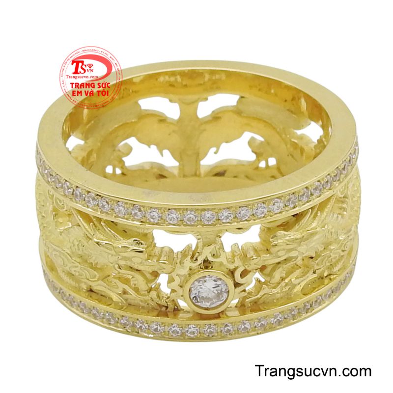 Nhẫn nam vàng 18k