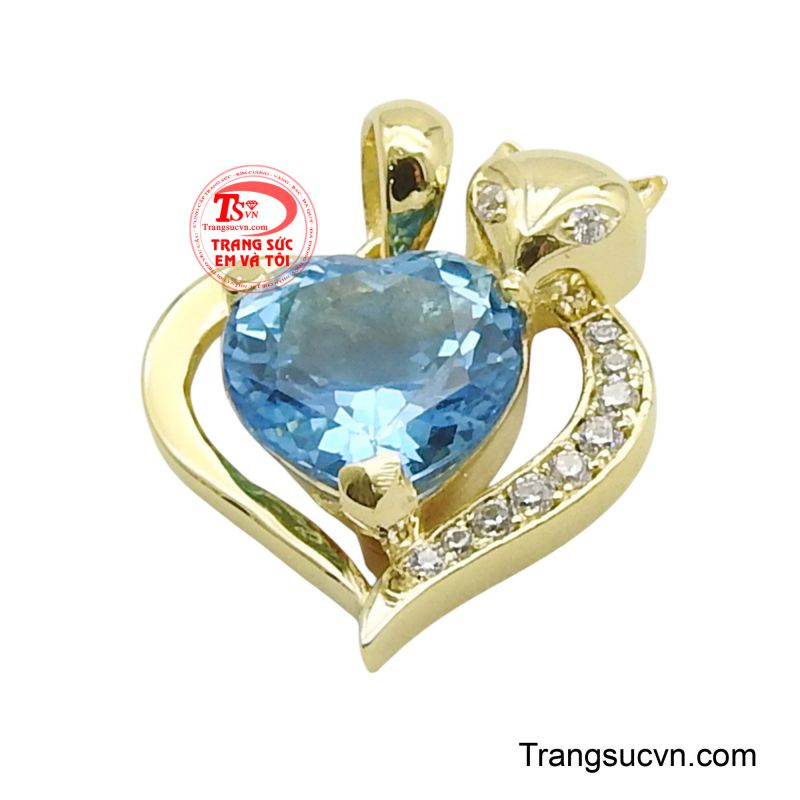 Mặt dây chuyeenf Topaz