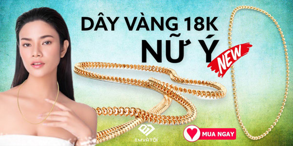 DÂY VÀNG 18K NỮ Ý M