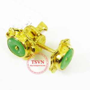 Hoa tai ngọc cẩm thạch thiên nhiên