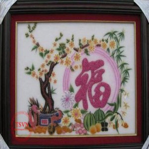 Tranh đá quý Chữ Phúc