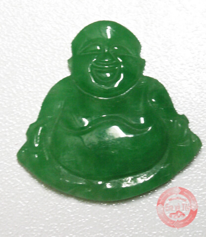 Phật di lặc đá màu xanh