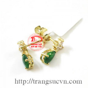 Hoa tai ngọc jadeite