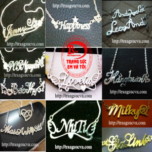 DÂY CHUYỀN MẶT CHỮ CHỈ VỚI 295K CHẤT LƯỢNG TỐT Dây chuyền bạc mặt chữ không chỉ là đồ trang sức mà còn có tác dụng tránh gió rất tốt. cho mọi người.  + Quý khách có thể chọn mặt dây theo mẫu hoặc có thể thiết kế