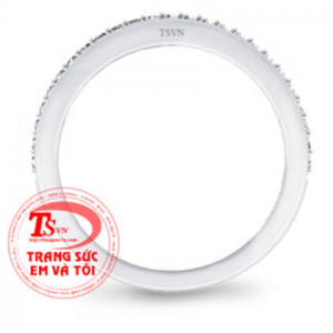 Nhẫn đính hôn vàng trắng