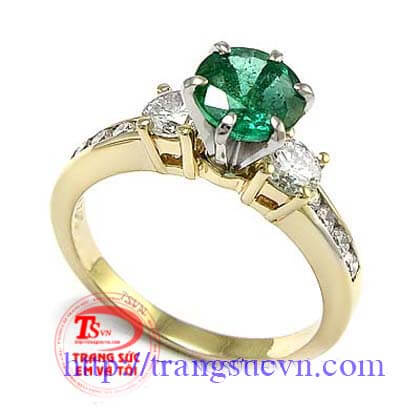 Nhẫn nữ emerald