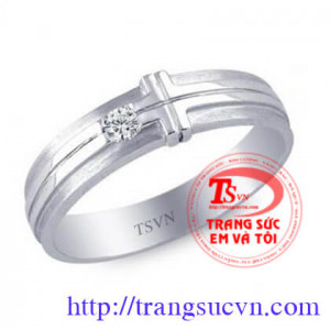 nhẫn nam đính thập giá