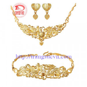  Trang sức bộ vàng 999