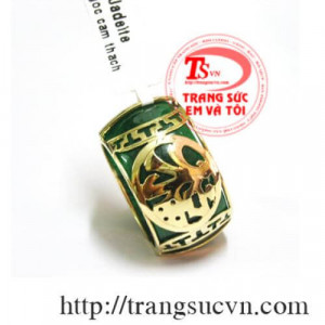 Nhẫn ngọc nam Chữ Phúc