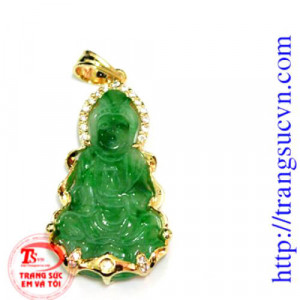 mặt phật bà bọc vàng