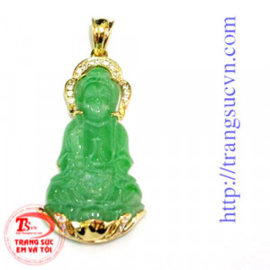 mặt dây vàng phật