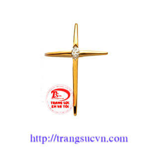 thánh giá gắn đá