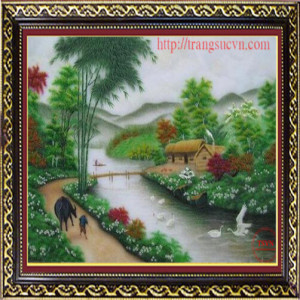 Tranh đá quý Phong thủy