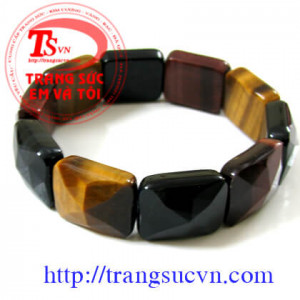 Vòng tay nam đá mắt hổ