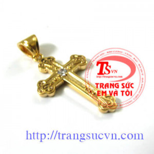 Mặt thánh giá vàng 14k