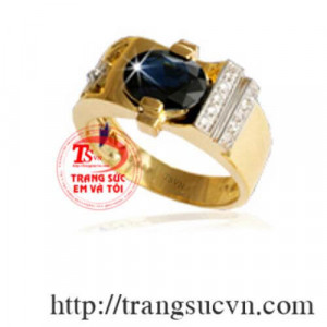 Bán Nhẫn nam Saphire,gia Nhẫn nam Saphire giá tốt,kèm giấy kiểm định đá quý và vàng,Nhẫn nam Saphire đảm bảo-y=uy tín,đặt Nhẫn nam Saphire theo yêu cầu