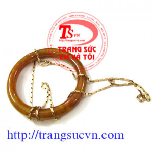 Dây chuyền vàng 18k vuông