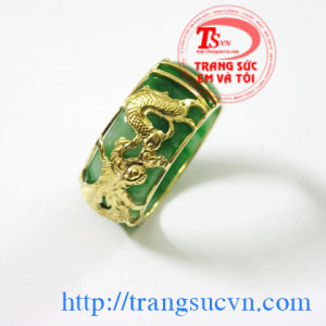Nhẫn ngọc rồng vàng