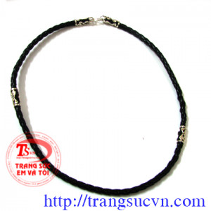 Dây da dát bạc
