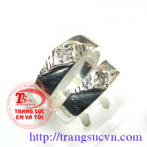 Nhẫn đôi bạc ta