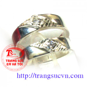 Nhẫn đôi bạc ta