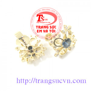 Hoa tai saphire