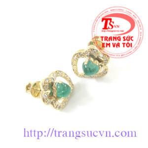 Bông tai Emerald