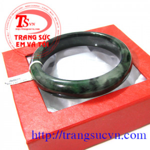 Vòng Xám Đen Ngọc Cẩm Thạch