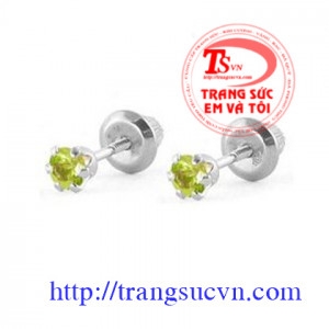 Hoa tai vàng tây dành cho nữ kiểu tinh tế, đeo hoa tai hợp thời trang