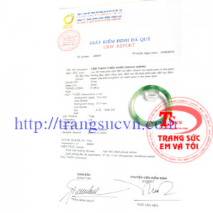 Vòng Cẩm Thạch vân lý Nước A