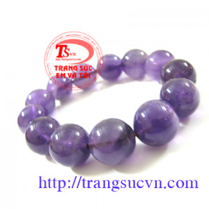 Vòng Thạch Anh Tím size to 16 ly