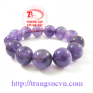 Vòng Thạch Anh Tím size to 16 ly