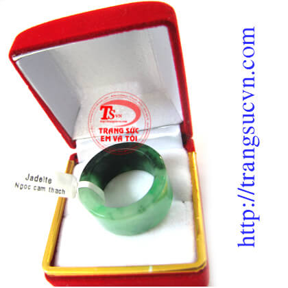Natural Jadeite Ring For Men