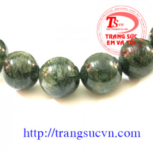 Chuỗi Thạch Anh Tóc Xanh 10 ly