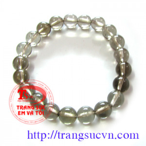 Vòng tay thạch anh khói