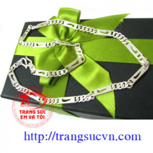 Dây chuyền bạc nam 7,5 chỉ
