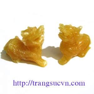 Cặp tỳ hưu Vàng